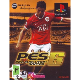بازی پلی استیشن دو PES 6 Pro Evolution Soccer نشر پرنیان