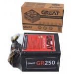پاور کیس گریت  (GREAT) مدل  فن 12*12 250W پکدار