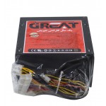پاور کیس گریت  (GREAT) مدل  فن 12*12 250W پکدار