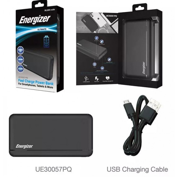 پاور بانک انرجایزر (Energizer) مدل UE30057PQ ظرفیت 30000mAh