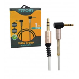 کابل 1 به 1 صدا (AUX) طول 1 متر 90 درجه ایفورت (EFFORT)  مدل 900
