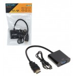 کابل تبدیل VGA به HDMI + کابل AUX و Adaptor ایفورت (EFFORT) مدل EF-151