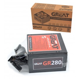 پاور کیس گریت  (GREAT) مدل  فن 12*12 280W پکدار