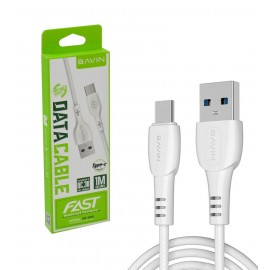 کابل فست شارژ تایپ سی (Type-C) طول 1 متر برند باوین (BAVIN) مدل CB-222