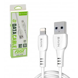 کابل آیفون (lightning) فست شارژ با طول 1 متر برند باوین (BAVIN) مدل CB-222