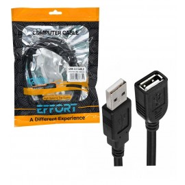 کابل افزایش طول USB ایفورت (EFFORT) طول 1.5 متر