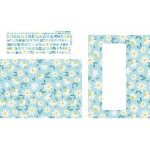 لیبل کیبورد و برچسب پشت و جلوی لپ تاپ چرمی طرح Flower کد 1005