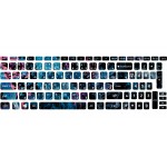 لیبل کیبورد چرمی فانتزی طرح Motley کد 109