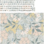 لیبل کیبورد و برچسب پشت لپ تاپ چرمی طرح Flower2 کد 509