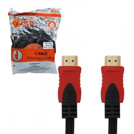 کابل HDMI 1.4V 3D طول 5 متر Gold Oscar