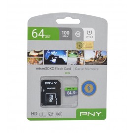 رم موبایل پی ان وای (PNY) مدل 64GB micro SDHC