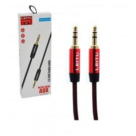 کابل 1 به 1 صدا (AUX) طول 1 متر لیتو (LEITU) مدل LX-7