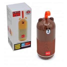اسپیکر بلوتوث عروسکی رم و فلش خور لیتو (LEITU) مدل LK-6