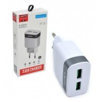 شارژر 2 پورت + کابل اندروید لیتو (LEITU) مدل LH-7