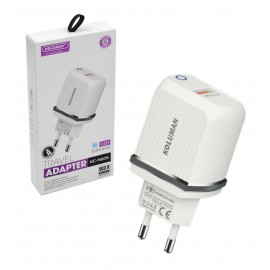 فست شارژر Type-C + کابل کلومن (Koluman) مدل KC-H605