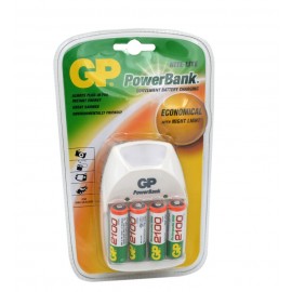 شارژر باتری جی پی (GP PowerBank) مدل PB11 (NIGHT LIGHT)+ باتری شارژی قلمی 2100mAh
