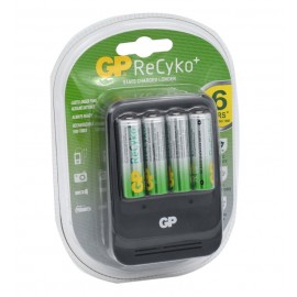 شارژر باتری جی پی (GP PowerBank) مدل OverNight PB570 + باتری شارژی قلمی 2000mAh