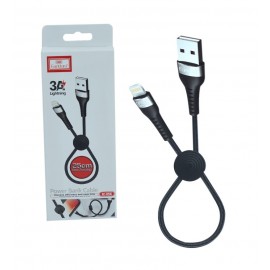 کابل آیفون (Lightning) پاوربانکی ارلدام (Earldom) مشکی مدل EC-094i