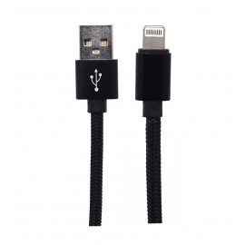 کابل آیفون (Lightning) پاوربانکی کنفی (نایلونی) طول 30 سانتی متری