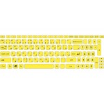 لیبل کیبورد چرمی فانتزی طرح Colorful2 کد 119