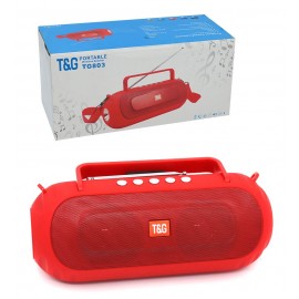 اسپیکر بلوتوث رم خور چراغ قوه ای تی اند جی (T&G) مدل TG803