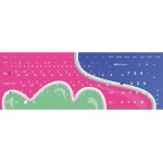 لیبل کیبورد چرمی فانتزی طرح کد 122