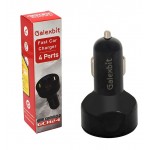 شارژر فندکی فست 4 پورت + کابل اندروید گلکس بیت (GALEXBIT) مدل GCH24