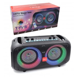 اسپیکر بلوتوث قابل حمل لیتو (Leitu) مدل stage box