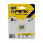 رم موبایل پرتک (PRETEC) مدل 8GB micro SD UHS-1 533X