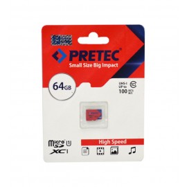 رم موبایل پرتک (PRETEC) مدل 64GB micro SD UHS-1 667X
