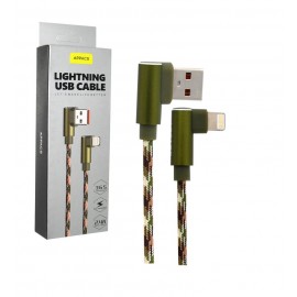 کابل آیفون (lightning) کنفی 90 درجه Appacs مدل AP03187