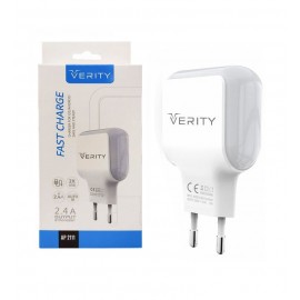 شارژر 2 پورت + کابل اندروید وریتی (Verity) مدل AP-2111
