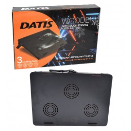 فن لپ تاپ چوبی داتیس (DATIS) با قابلیت تنظیم ارتفاع مدل 3 فن