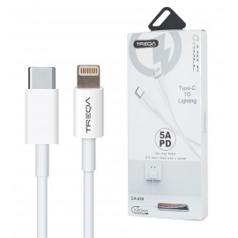 کابل شارژ Type-C به آیفون طول 1 متر TREQA مدل CA-838