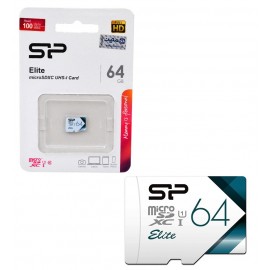 رم موبایل سیلیکون پاور (Silicon Power) مدل 64GB MicroSD U1 100MB/S