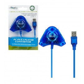 تبدیل دسته PS2 به USB برند رویال (Royal) مدل R-C100