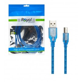 کابل پرینتر USB طول 1.5 متر رویال (Royal)