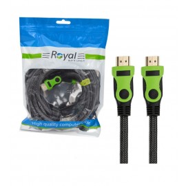 کابل HDMI 1.4 کنفی طول 5 متر رویال (ROYAL)