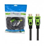 کابل HDMI 1.4 کنفی طول 5 متر رویال (ROYAL)