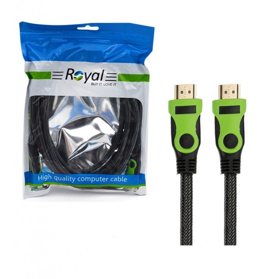 کابل HDMI 1.4 کنفی طول 1.5 متر رویال (ROYAL)