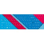 لیبل کیبورد چرمی فانتزی طرح Fiction کد 118