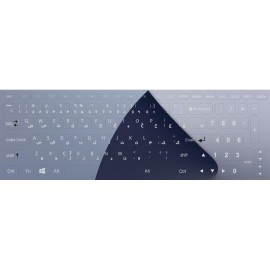 لیبل کیبورد چرمی فانتزی طرح mystery کد 117