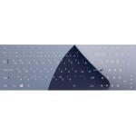 لیبل کیبورد چرمی فانتزی طرح mystery کد 117