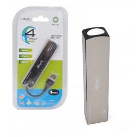 هاب 4 پورت USB 2.0 رویال (Royal) مدل RH-428