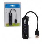هاب 3 پورت USB 2.0 و رم ریدر رویال (Royal) مدل RH&R-448