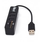 هاب 3 پورت USB 2.0 و رم ریدر رویال (Royal) مدل RH&R-448