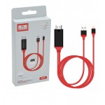 کابل اتصال آیفون به HDMI طول 2 متر MHL ارلدام (EARLDOM) مدل ET-W5