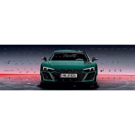 لیبل کیبورد چرمی فانتزی طرح Car2 کد 111