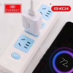 فست شارژر + کابل لایتنینگ ارلدام (Earldom) مدل ES-KC24