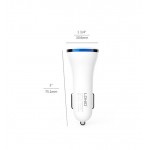 شارژر فندکی 2 پورت + کابل لایتنینگ (LDNIO) مدل DL-C23
